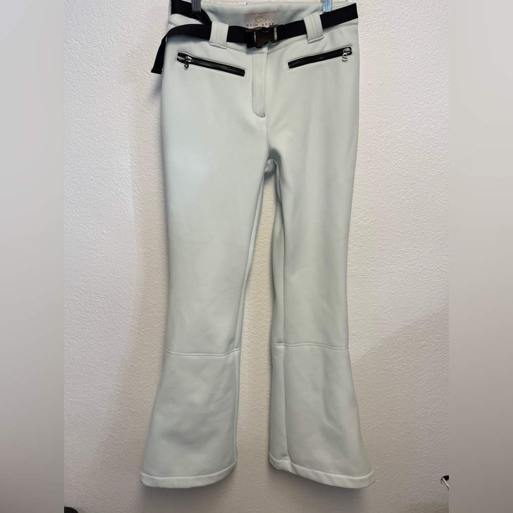 Erin Snow Elle Slim-Fit Ski Pants size 6 Bootcut Flare Size Luxury Alpine mist - Picture 2 of 12